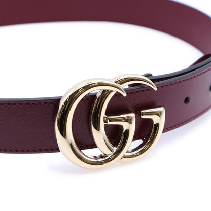 Gucci GG Marmont Belt Red Leather 625839
