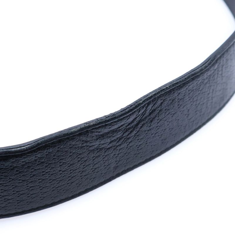 Gucci GG Marmont Buckle Leather Belt Black 40683