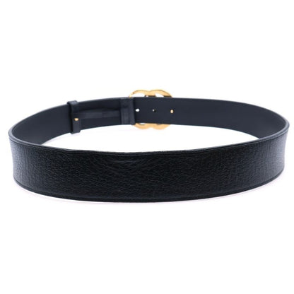 Gucci GG Marmont Buckle Leather Belt Black 40683