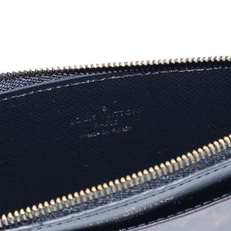 Louis Vuitton Monogram Slim Purse Brown PVC M80348 IC Type