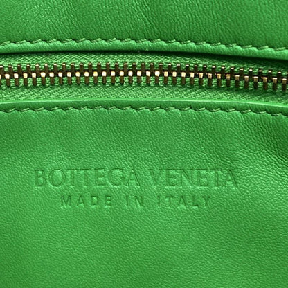 Bottega Veneta Shoulder Bag Cassette Green Leather