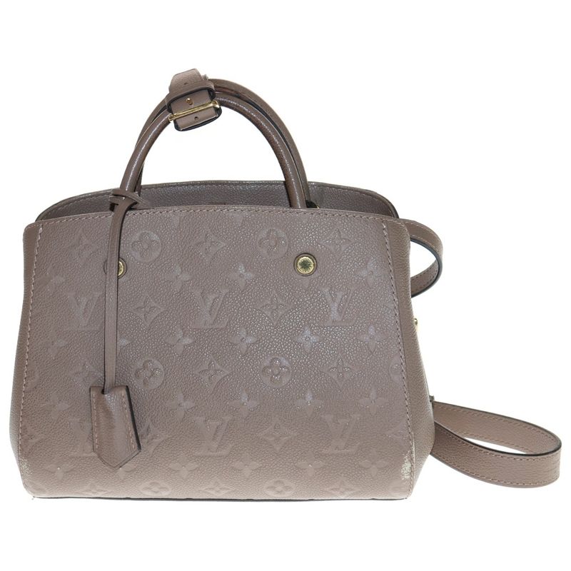 Louis Vuitton Monogram Empreinte Montaigne MM 2WAY Bag Handbag Tote Shoulder