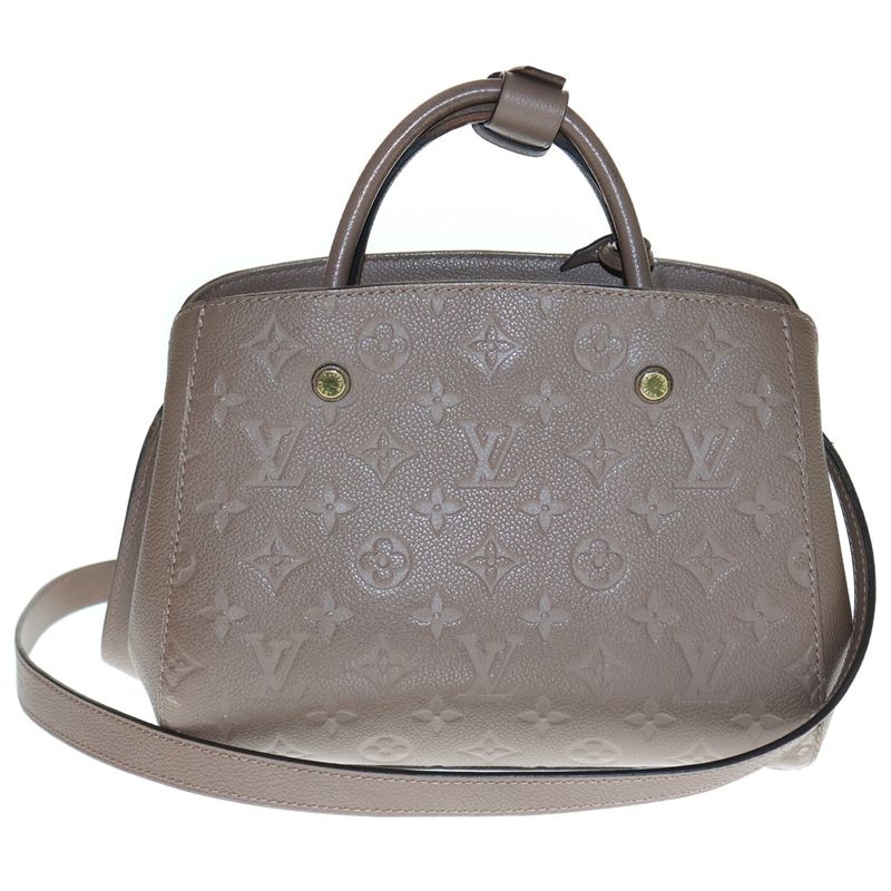 Louis Vuitton Monogram Empreinte Montaigne MM 2WAY Bag Handbag Tote Shoulder