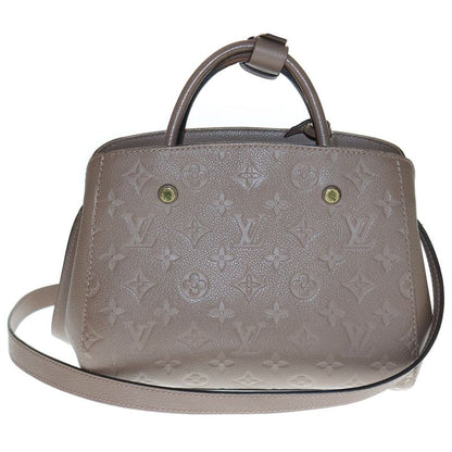Louis Vuitton Monogram Empreinte Montaigne MM 2WAY Bag Handbag Tote Shoulder