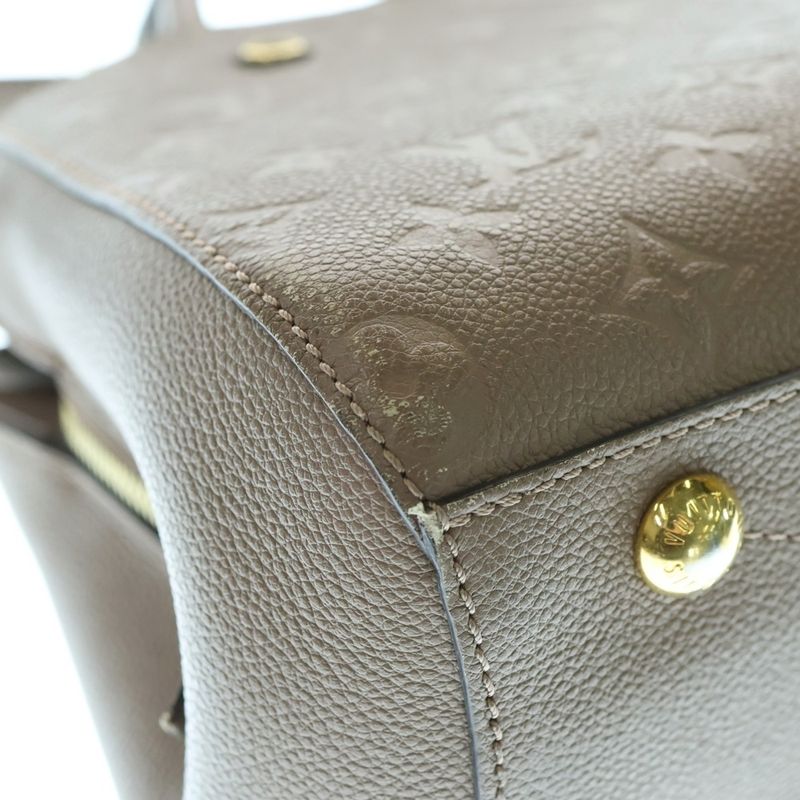 Louis Vuitton Monogram Empreinte Montaigne MM 2WAY Bag Handbag Tote Shoulder