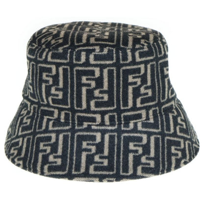 Fendi Zucca Wool Allover Bucket Hat Fxq801 ALG U Beige