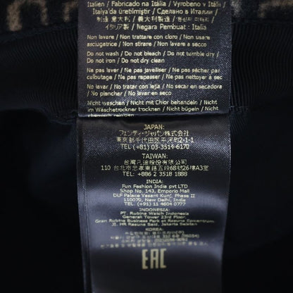 Fendi Zucca Wool Allover Bucket Hat Fxq801 ALG U Beige