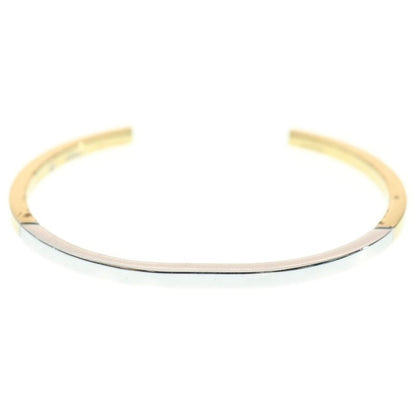 Celine Simple Form Two-tone Bracelet Bangle Silver/gold
