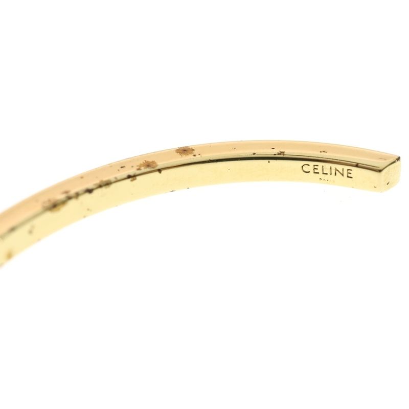 Celine Simple Form Two-tone Bracelet Bangle Silver/gold