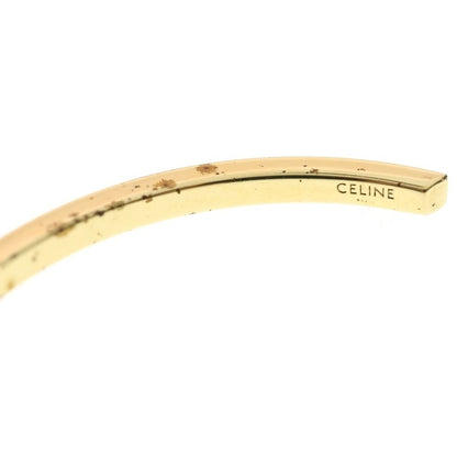 Celine Simple Form Two-tone Bracelet Bangle Silver/gold