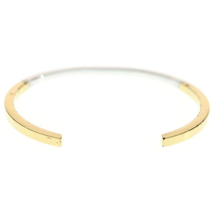 Celine Simple Form Two-tone Bracelet Bangle Silver/gold