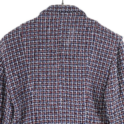 Chanel Coco Mark Short Length Tweed Jacket With Coco Button Epaulettes Multicolo