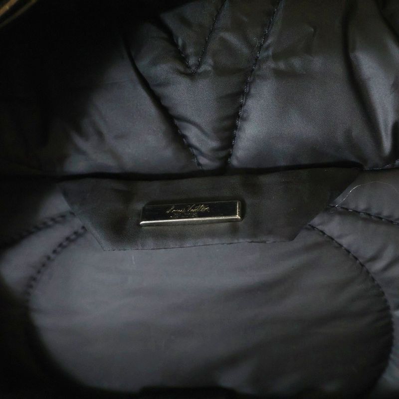 Louis Vuitton 19AW Monogram Quilted Reversible Nylon Puffer Cotton Hooded