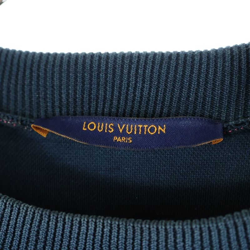 Louis Vuitton Monogram Jacquard Crewneck Monogram Jacquard Sweatshirt Long
