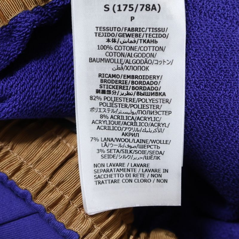 Gucci 22AW Lovelight Jogging Pants Embroidered Sweatpants Blue 708671 Xjerz