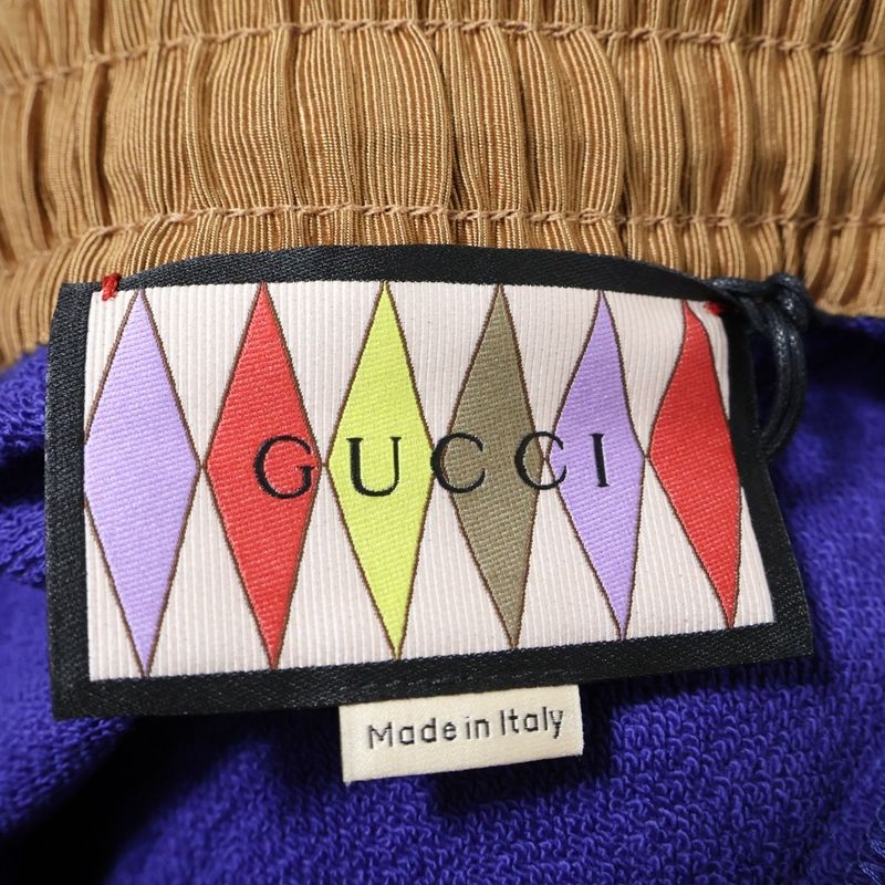 Gucci 22AW Lovelight Jogging Pants Embroidered Sweatpants Blue 708671 Xjerz