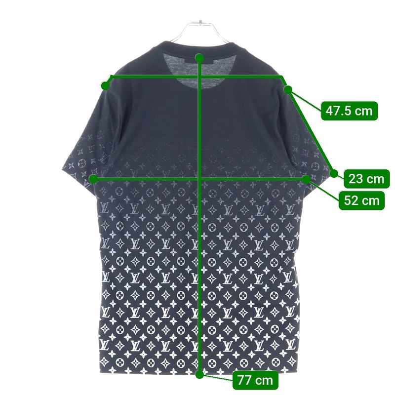 Louis Vuitton 21AW Monogram Gradient Pattern Print Crewneck Short-sleeved