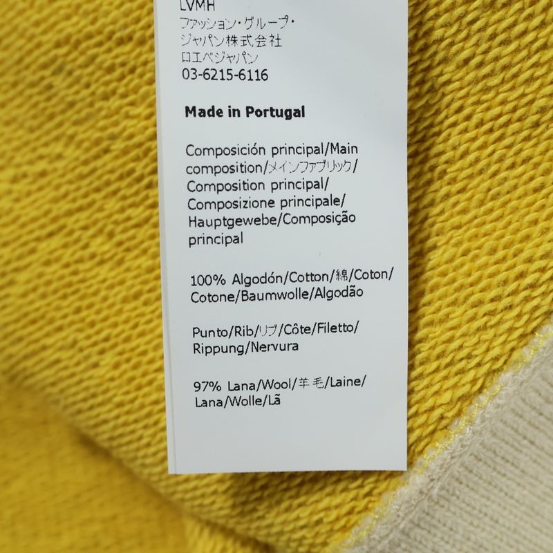 Loewe Anagram Logo Embroidered Pullover Sweatshirt Hoodie Yellow S359341xa9