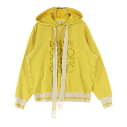 Loewe Anagram Logo Embroidered Pullover Sweatshirt Hoodie Yellow S359341xa9