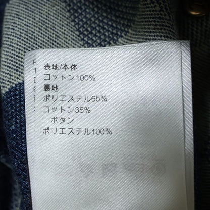 Louis Vuitton 24SS Damier Classic Allover Jacquard Denim Trucker Jacket Indigo