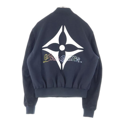 Louis Vuitton 25AW Mixed Leather Varsity Blouson Mixed Suede Leather Monogram