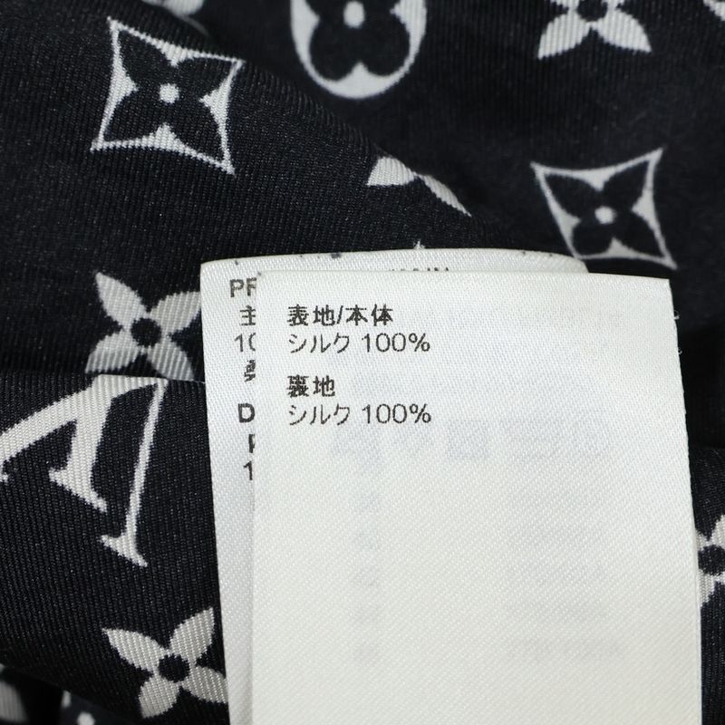 Louis Vuitton Monogram Silk Shirt Rw221w RXU Fmbl14 Monogram Silk Long Sleeve