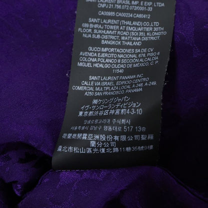 Saint Laurent Paris 22SS Floral Pattern Silk Long Sleeved Shirt 646850 Y2e32