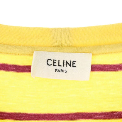 Celine 20SS Striped Flocke Logo Tee 2x309810i Striped Flocke Logo Striped Short