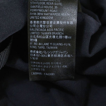 Balenciaga × Bfrnd Long-sleeve Hooded T-shirt With Logo Print Neck Holder Black