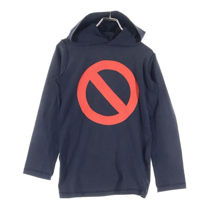 Balenciaga × Bfrnd Long-sleeve Hooded T-shirt With Logo Print Neck Holder Black