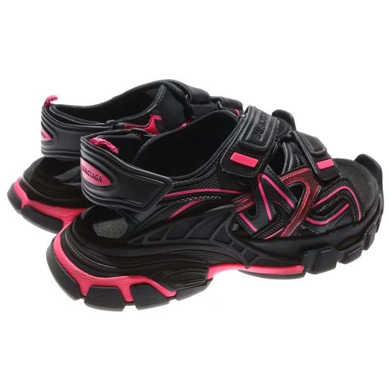 Balenciaga Track Sandal Women's Black/pink 617543