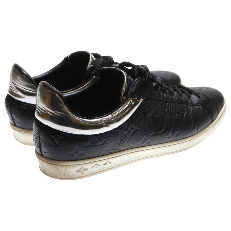 Louis Vuitton Monogram Luxembourg Line Low Cut Sneakers Black/silver Ms0240