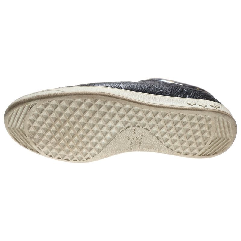 Louis Vuitton Monogram Luxembourg Line Low Cut Sneakers Black/silver Ms0240
