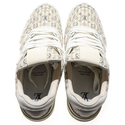 Louis Vuitton 23AW Monogram LV Trainer Line Leather / Canvas Low Cut Sneakers