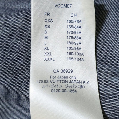 Louis Vuitton 20AW × NIGO Monogram Wave Giant Damier Flannel Long Sleeve Shirt