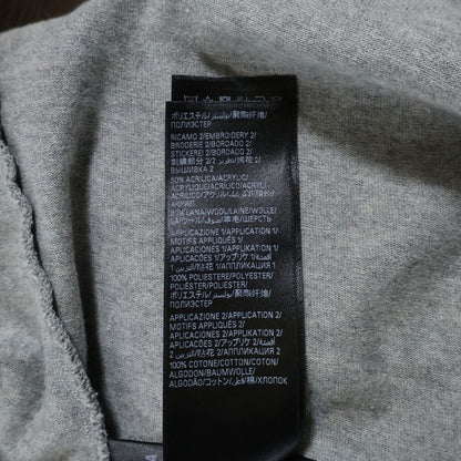 Balenciaga 23SS 1300 Skater Destroyed Badge Short Sleeve T-shirt Cut And Sewn