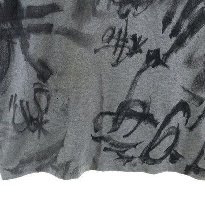 Balenciaga 23SS 1300 Skater Destroyed Badge Short Sleeve T-shirt Cut And Sewn