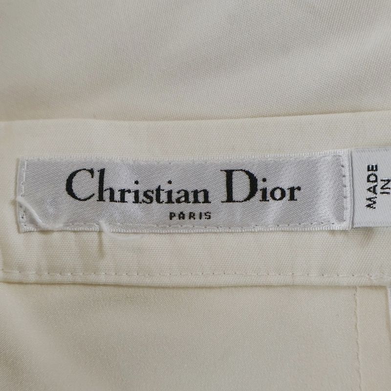 Christian Dior Silk-blend Cotton Culottes Mini Skirt Short Half Pants Shorts