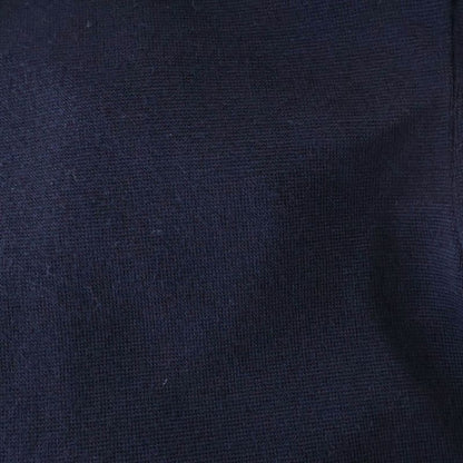 Chanel Coco Mark Button Silk Blend Multi Pockets Knit Dress Navy Women