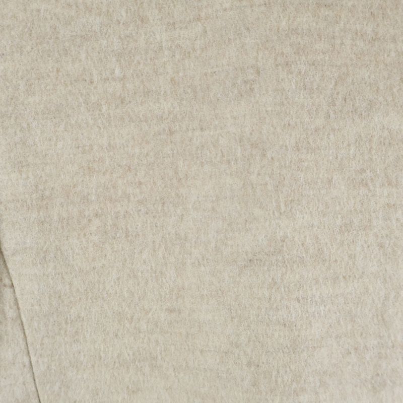 Chanel 01AW Coco Mark Wood Plate Pearl Sequins Embroidery Decoration Silk