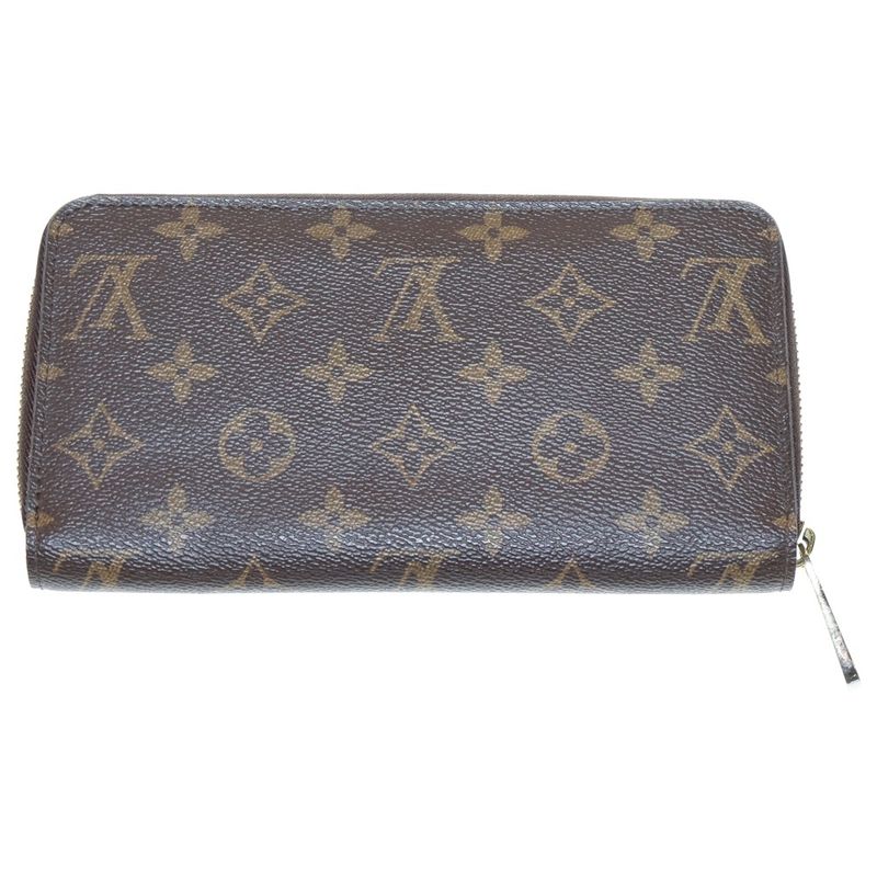 Louis Vuitton Monogram Zippy Wallet Brown PVC M42616 Wallet