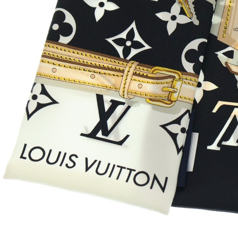 Louis Vuitton Bandeau Monogram Confidential Black Silk M78656