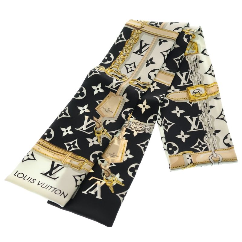 Louis Vuitton Bandeau Monogram Confidential Black Silk M78656