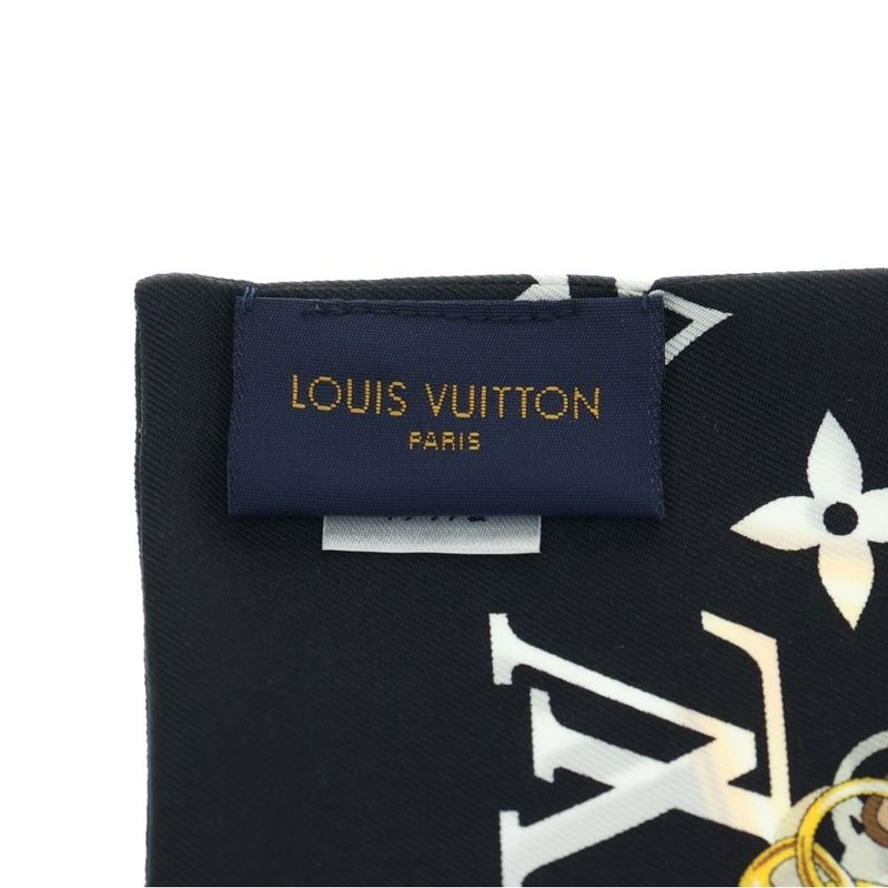 Louis Vuitton Bandeau Monogram Confidential Black Silk M78656