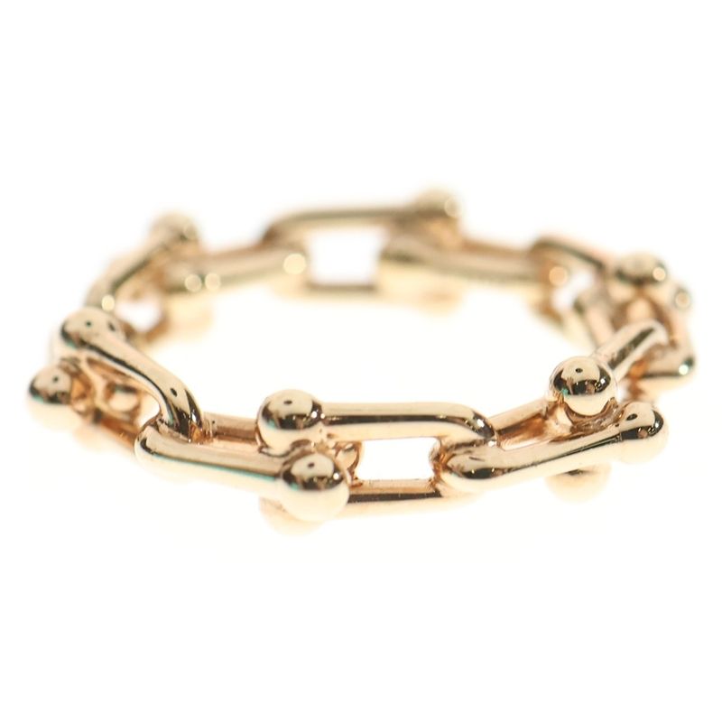 Tiffany & Co Hardware Micro Ring Au750pg Pink Gold Ring Jewelry