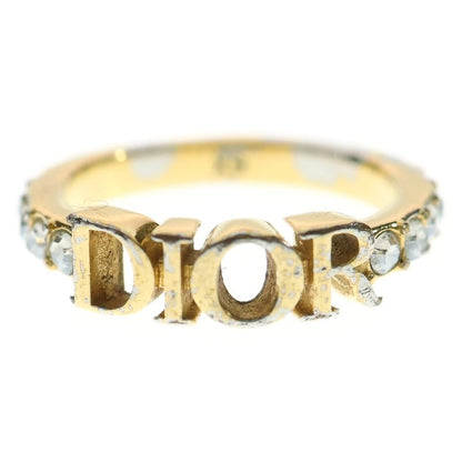 DIOR Dio(r)evoution Ring With Logo Stone Ring Women's Gold R1009dvocy_d301