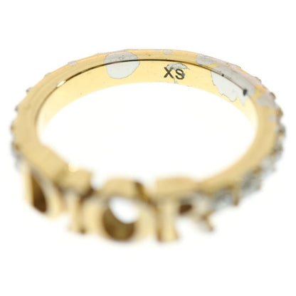 DIOR Dio(r)evoution Ring With Logo Stone Ring Women's Gold R1009dvocy_d301
