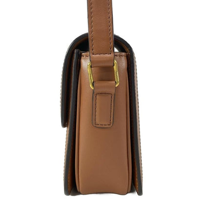 Celine Shoulder Bag Teen Triomphe Bag Ivory And Brown Leather