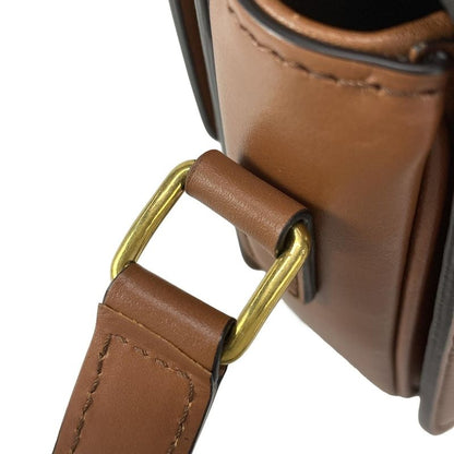 Celine Shoulder Bag Teen Triomphe Bag Ivory And Brown Leather