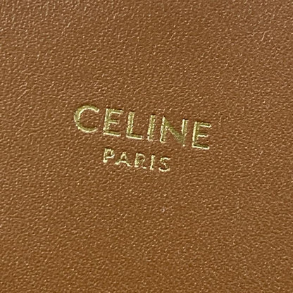 Celine Shoulder Bag Teen Triomphe Bag Ivory And Brown Leather
